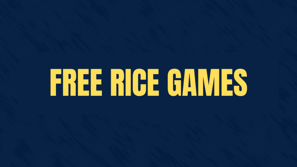 Free Rice Games