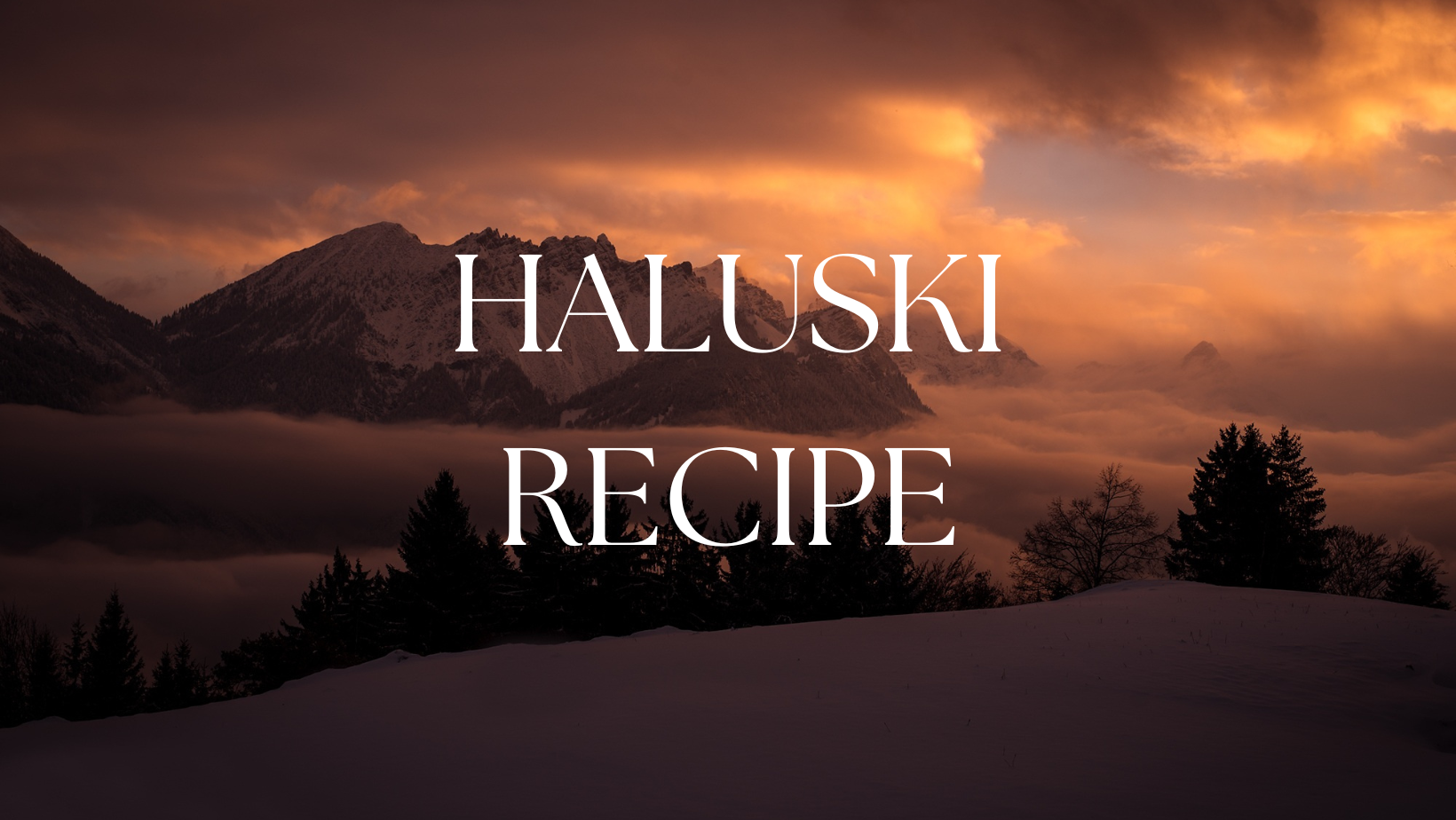 haluski recipe
