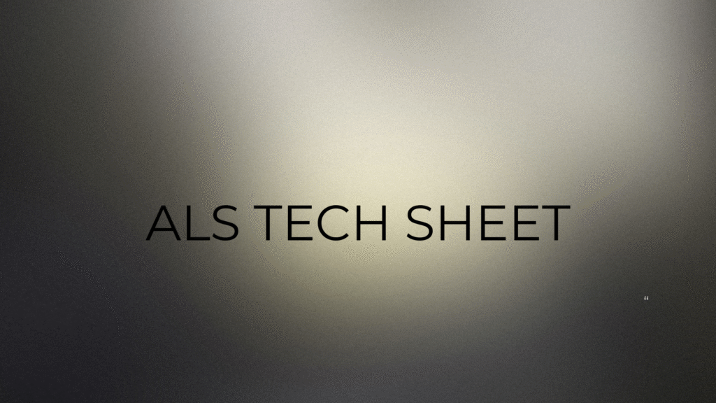 ALS tech sheet