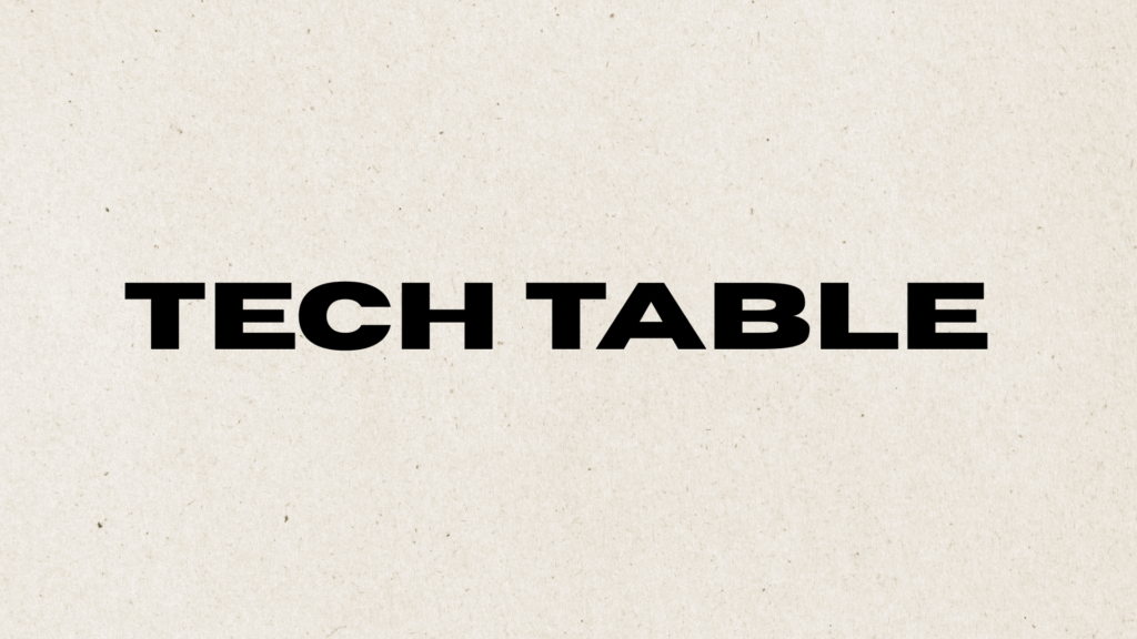tech table