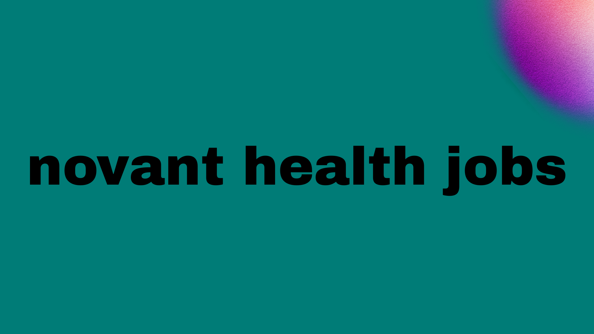 novant health jobs