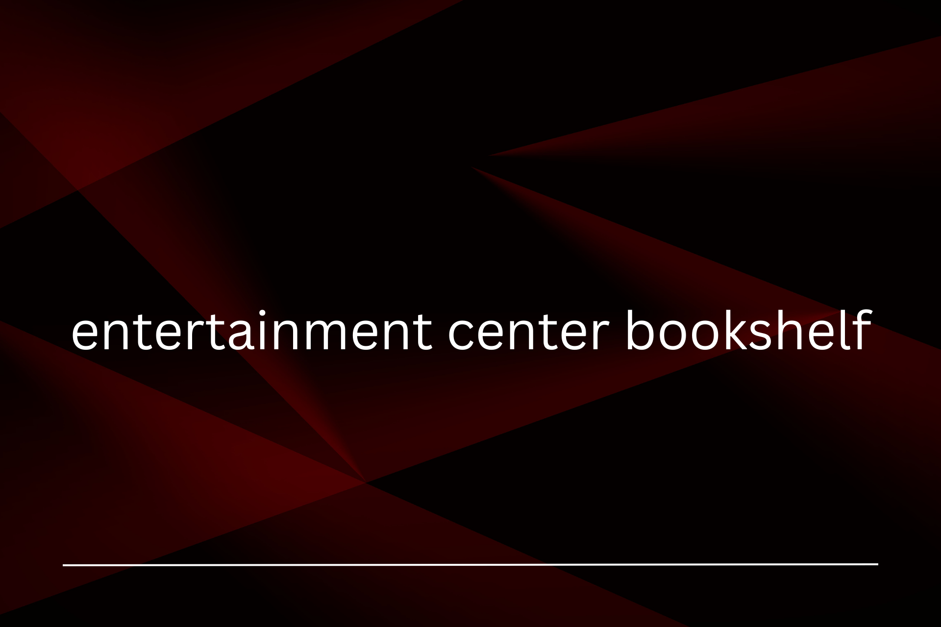 entertainment center bookshelf