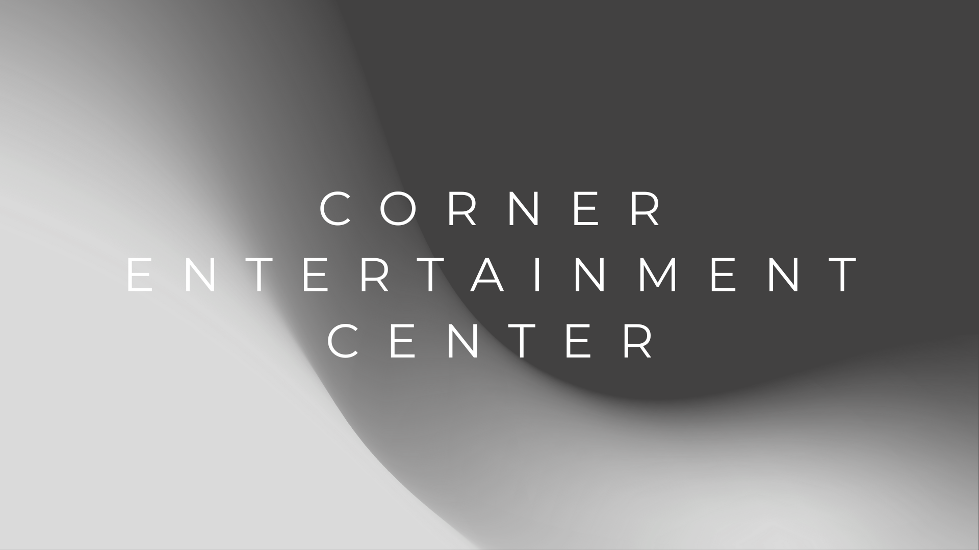 corner entertainment center