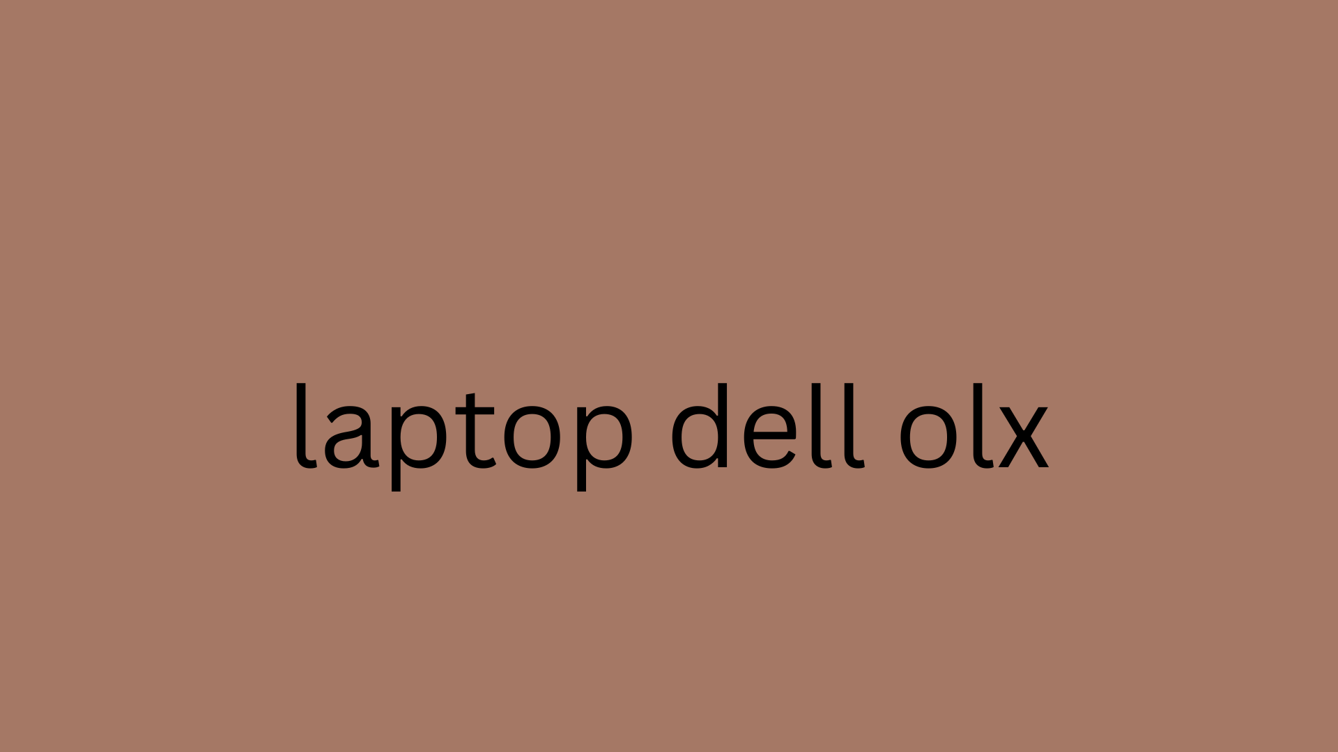 laptop dell olx