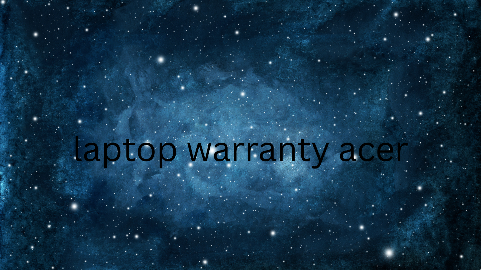 laptop warranty acer