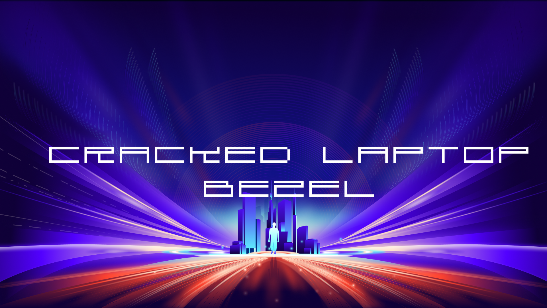 cracked laptop bezel