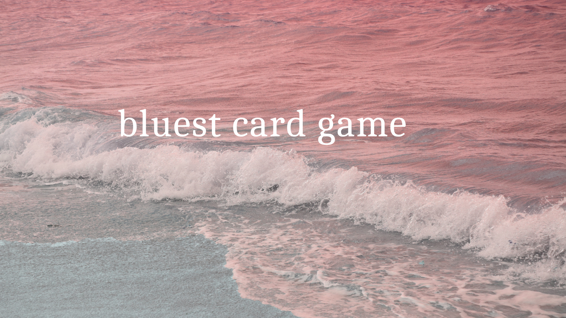 bluest card game