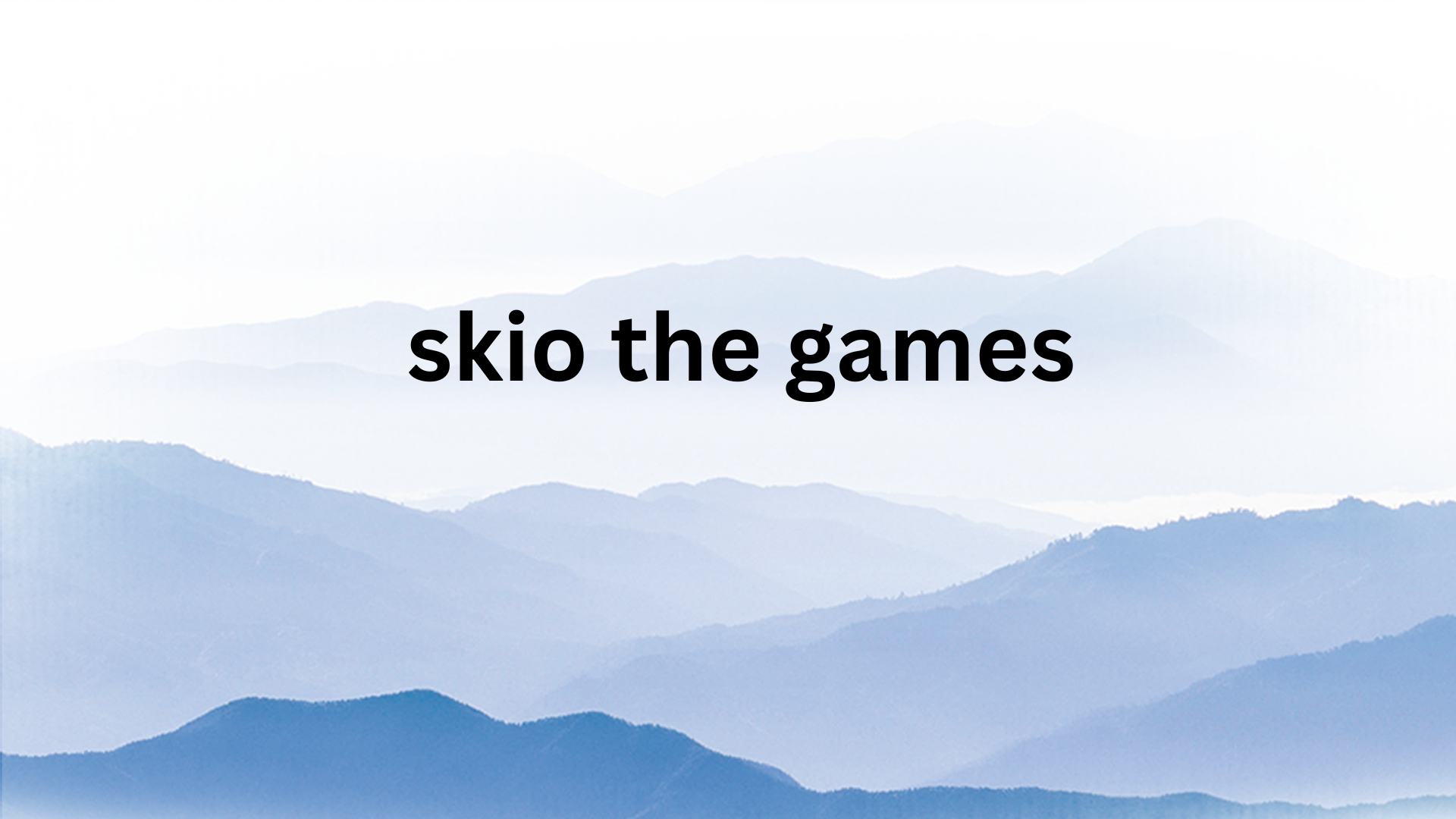 skio the games