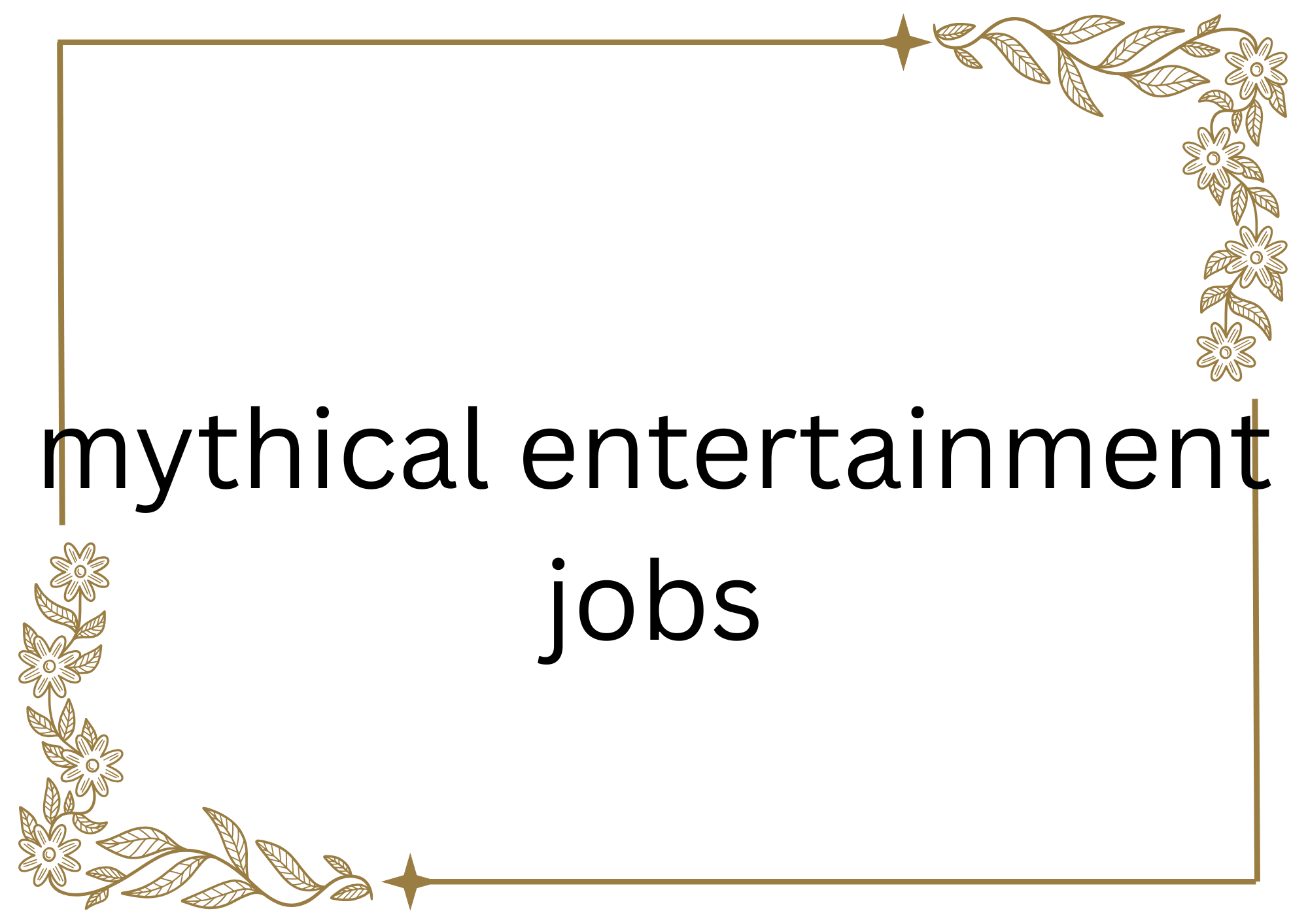 mythical entertainment jobs