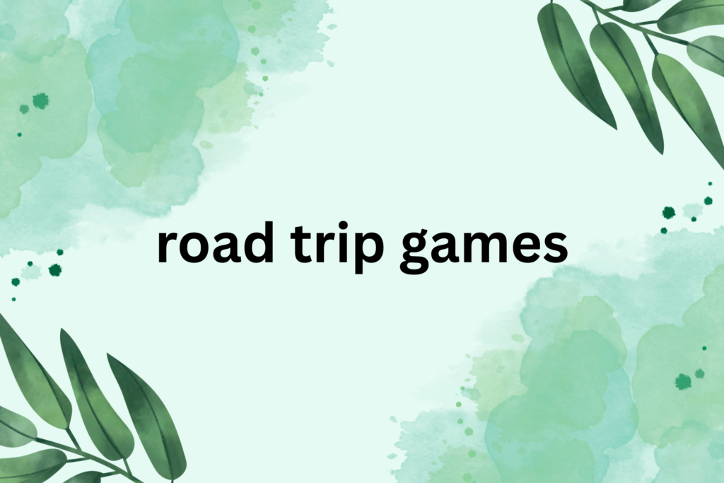 road trip games