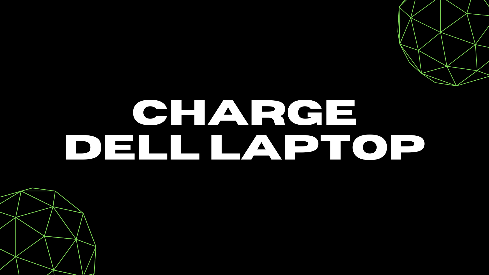charge dell laptop
