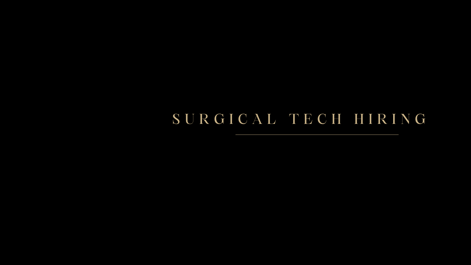 surgical tech hiring