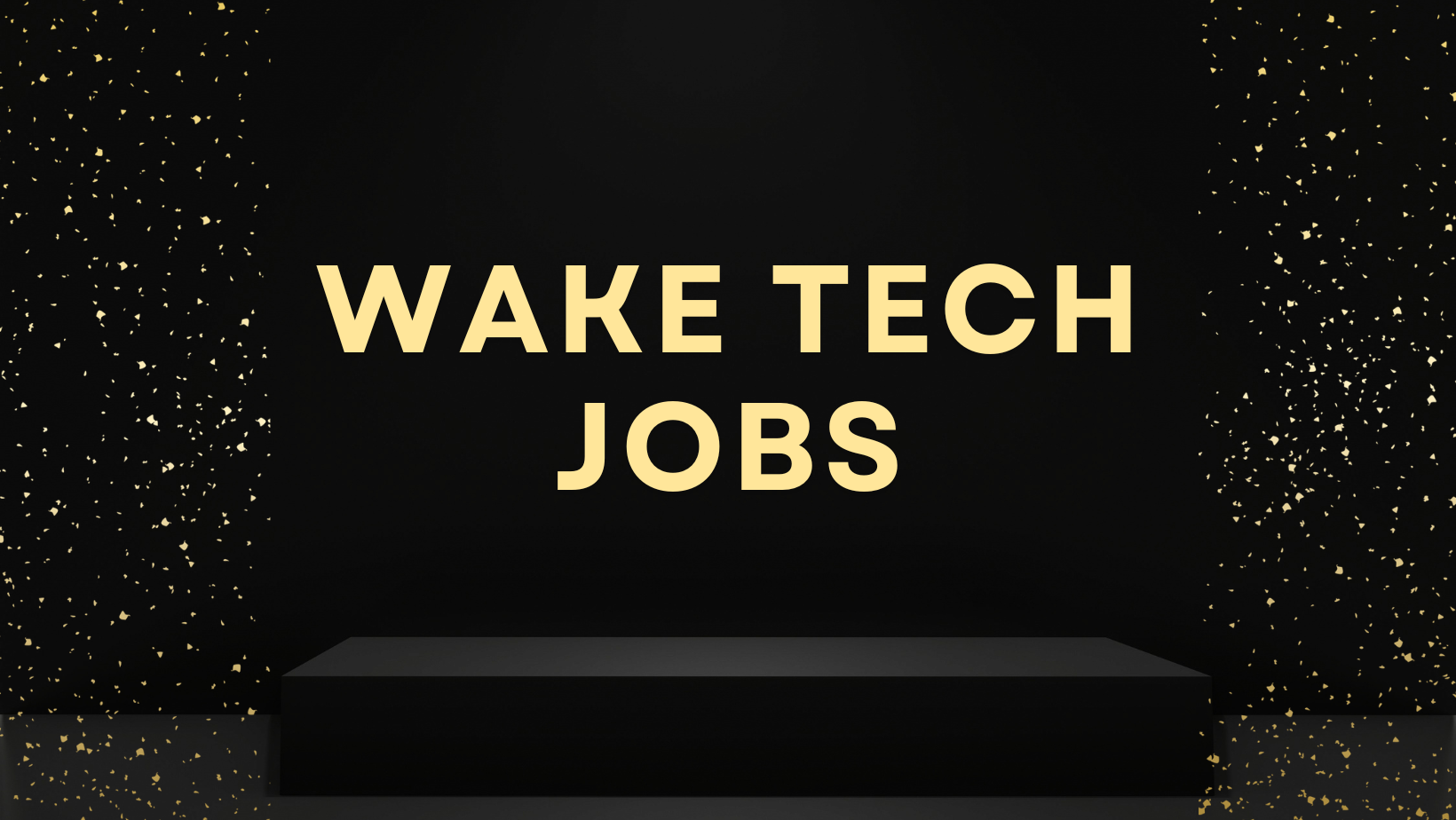 wake tech jobs