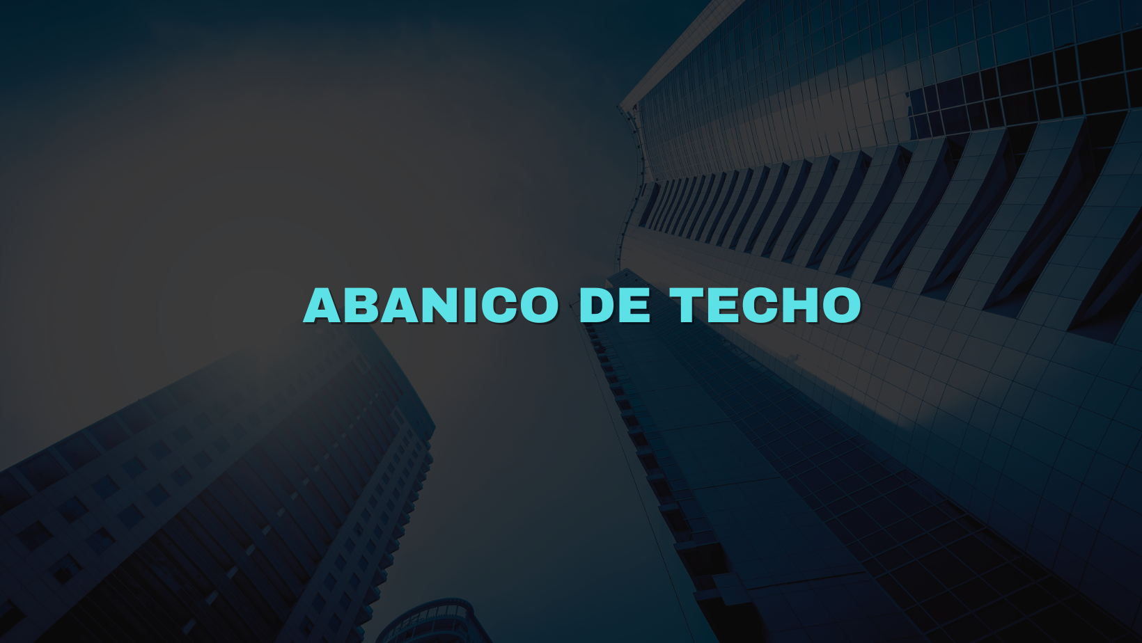 abanico de techo