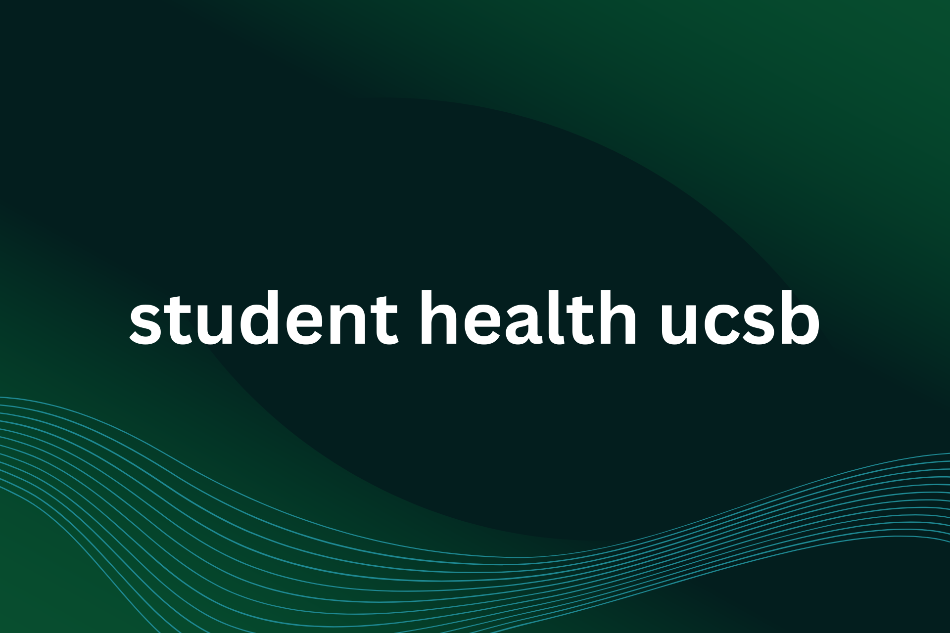 student health ucsb