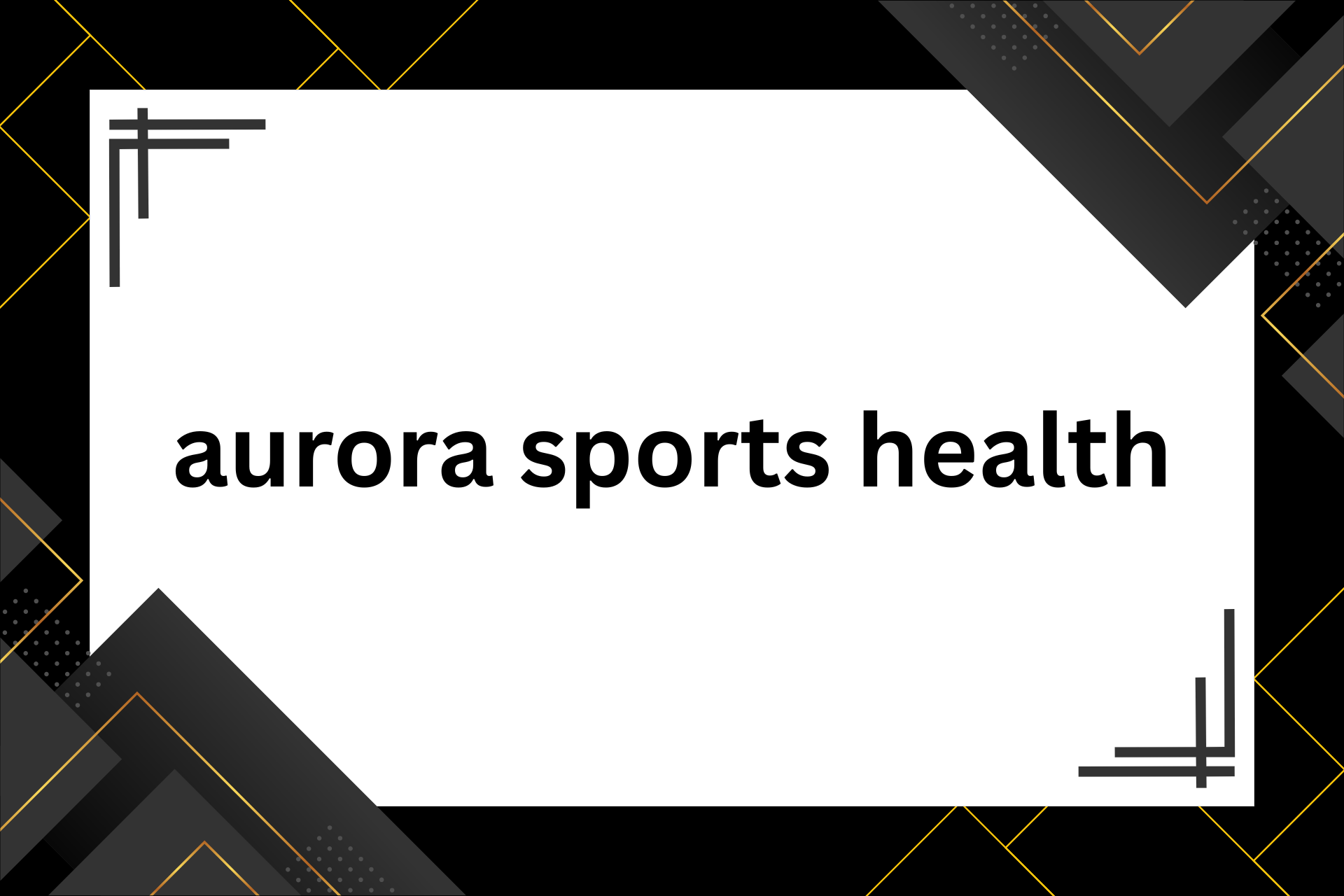 aurora sports health