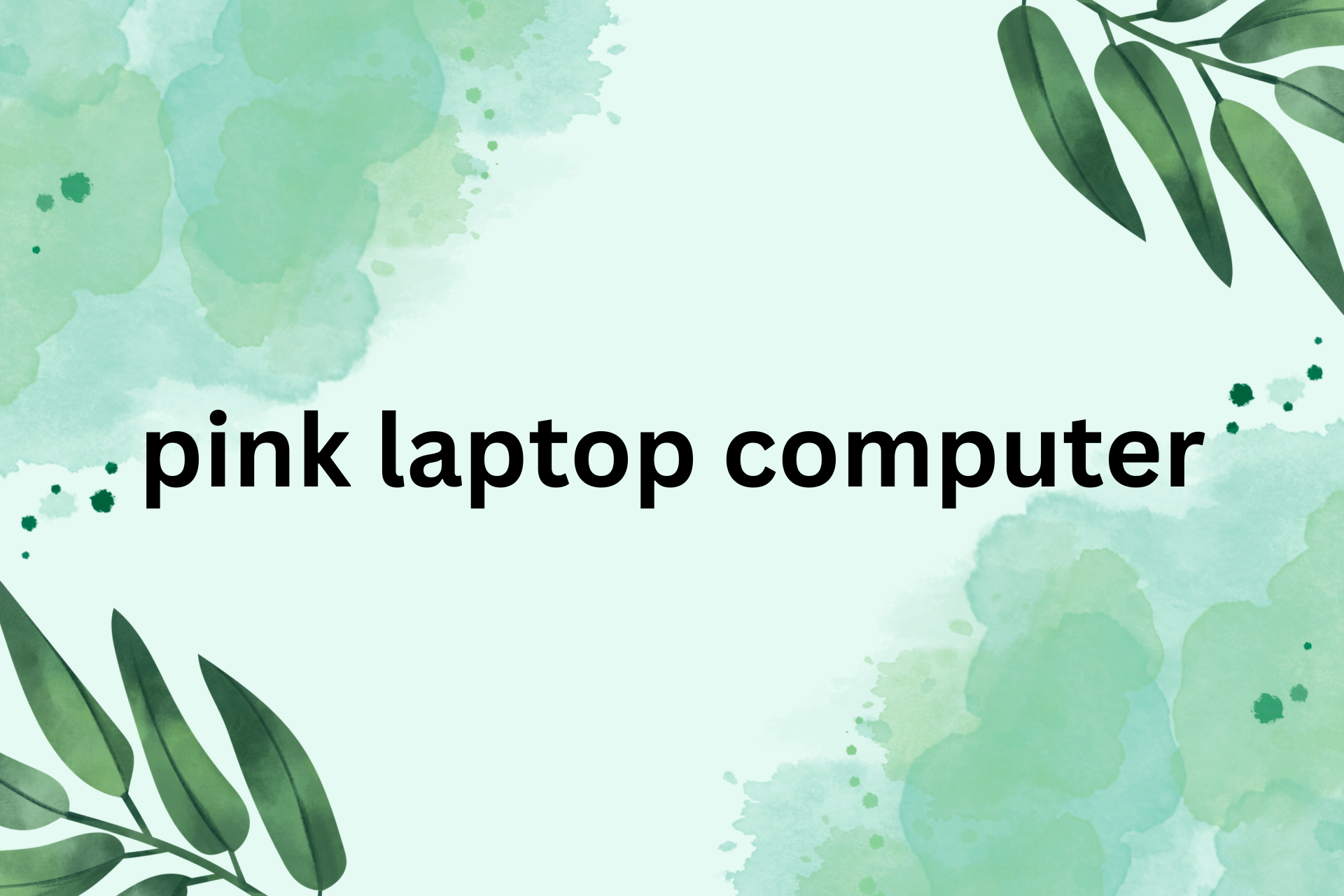 pink laptop computer