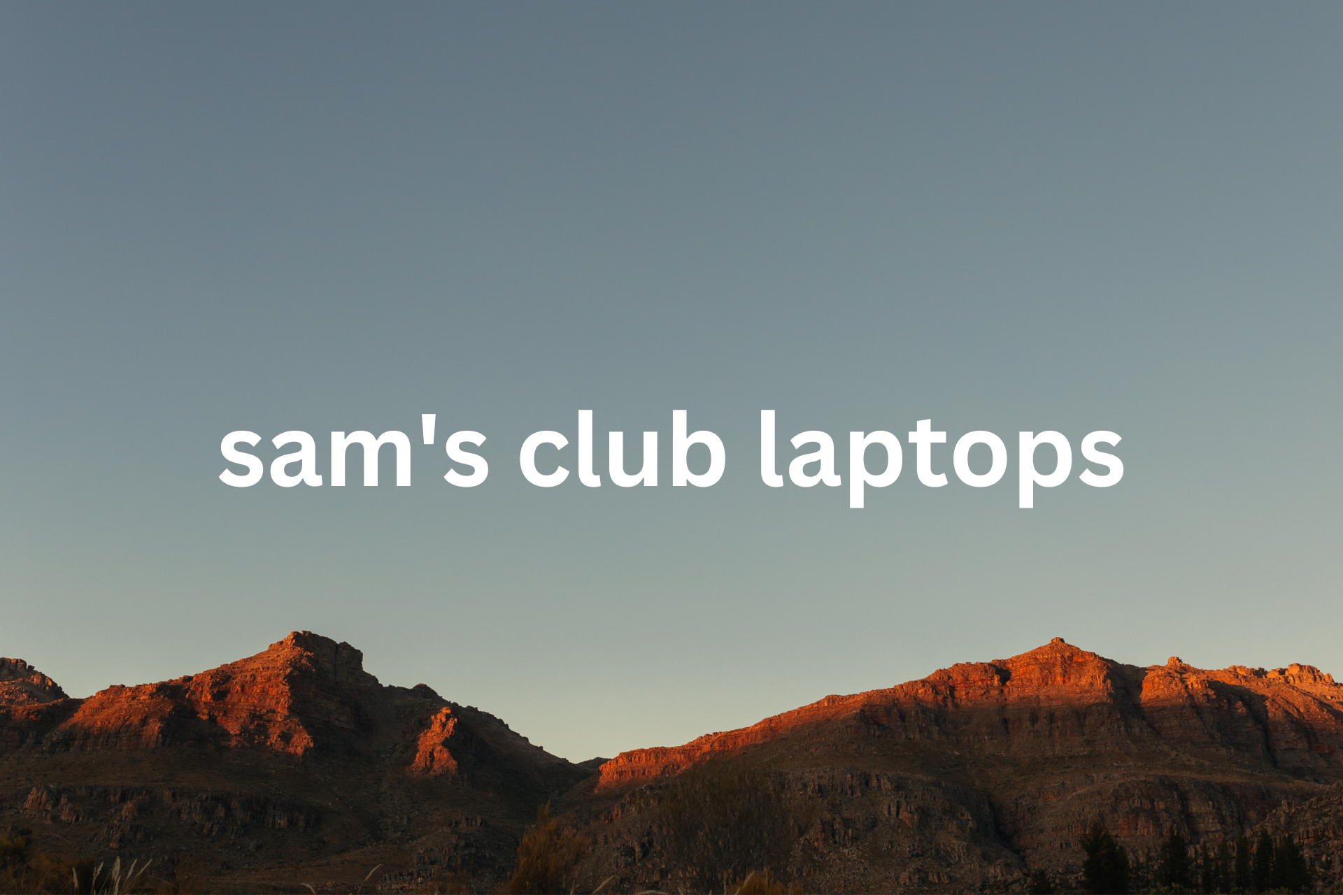 sam's club laptops