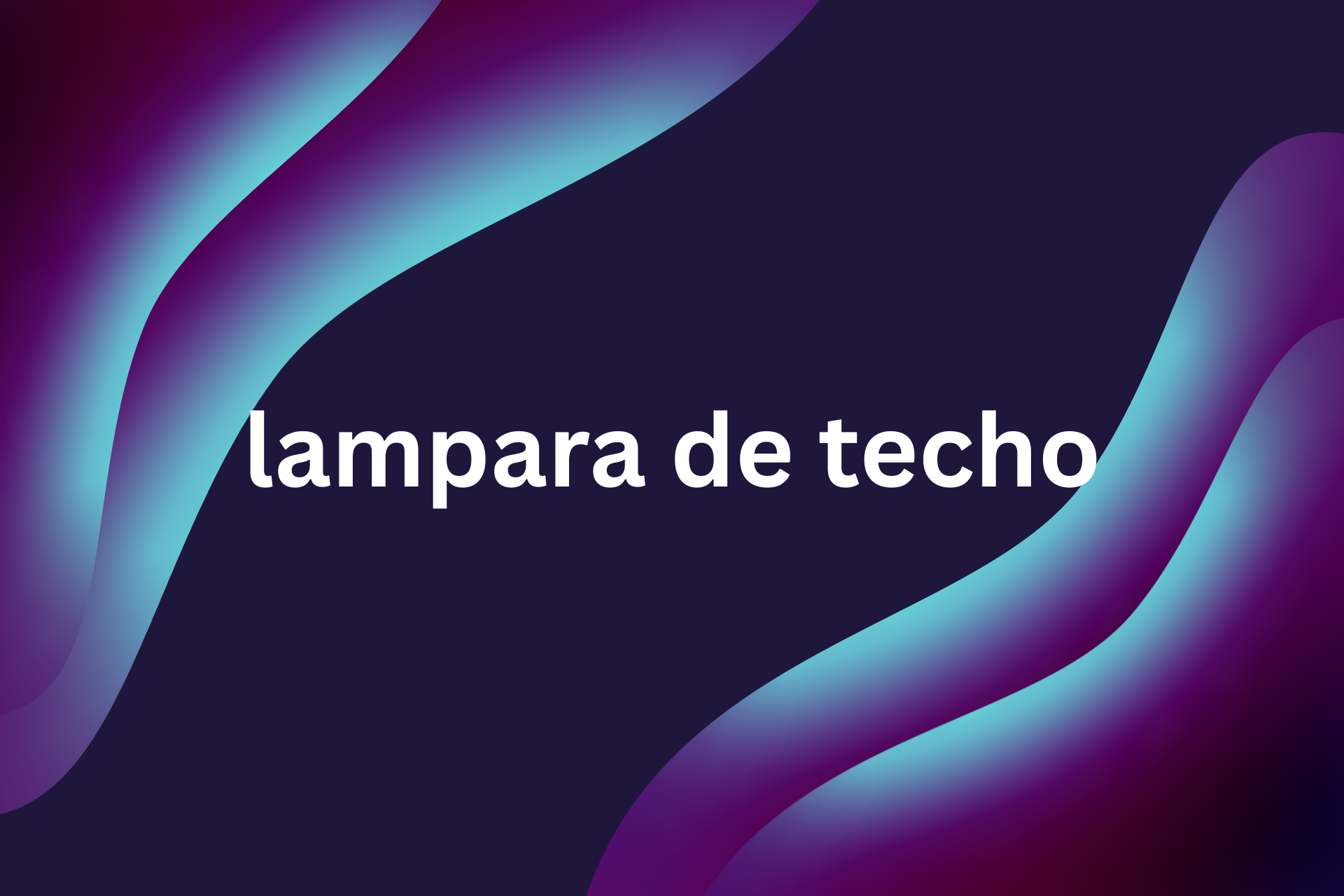 lampara de techo