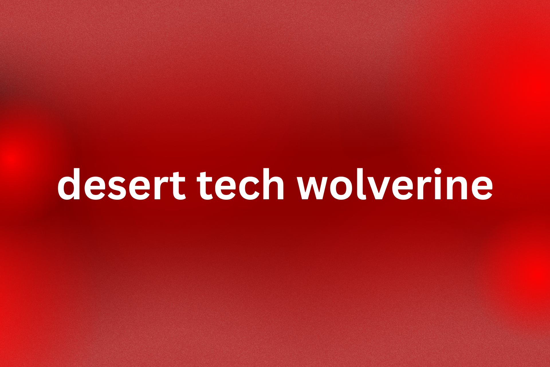 desert tech wolverine