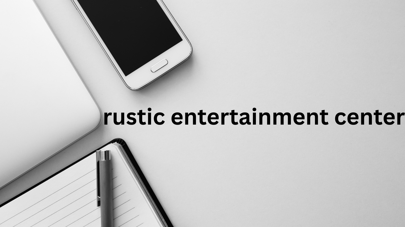 rustic entertainment center